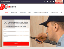 Tablet Screenshot of districtofcolumbialocksmith.com